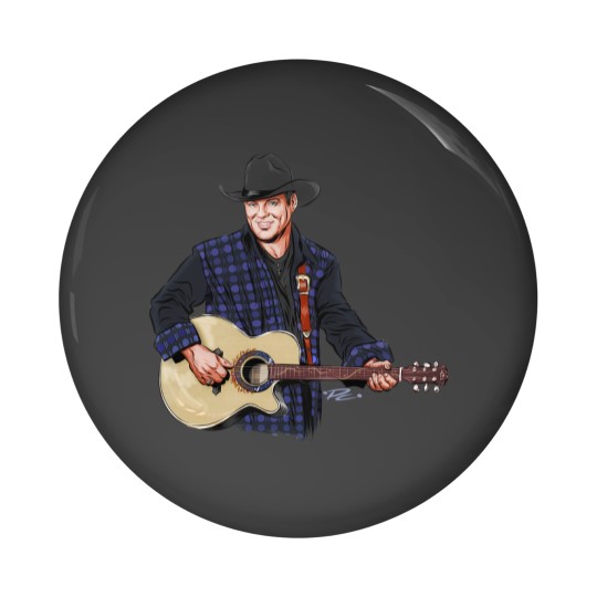 Discover John Michael Montgomery - An illustration by Paul Cemmick - John Michael Montgomery - Pin Buttons