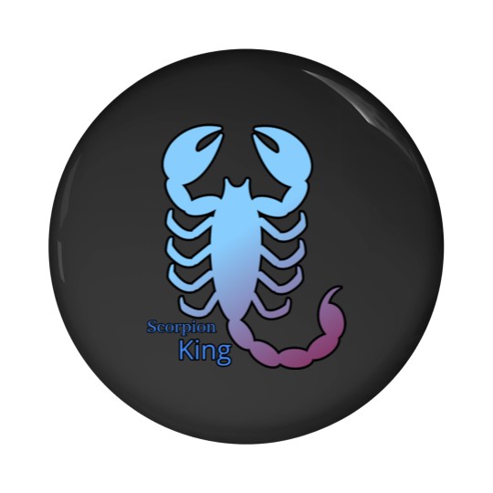 Discover Scorpion King Pin Buttons