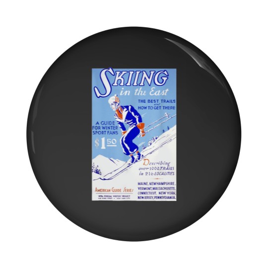 Discover Skiing in the East Pin Buttons