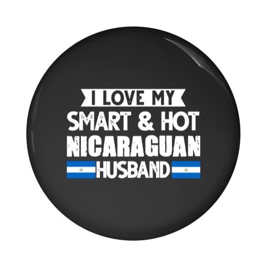 Discover Womens I Love My Nicaraguan Husband Nicaraguan Pin Buttons