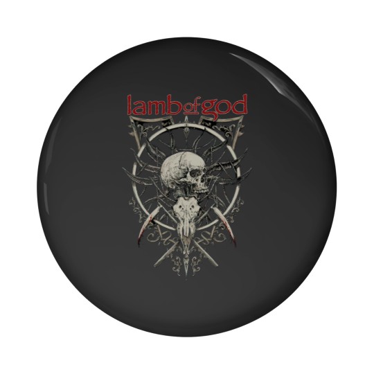 Discover Comfort Colors Lamb of God Pin Buttons, Oversized Pin Buttons, Classic Rock,