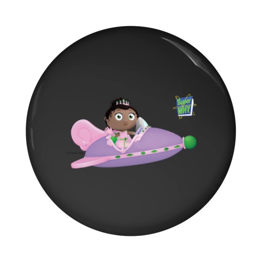 Discover Super WHY! Princess Presto Plane Pin Buttons