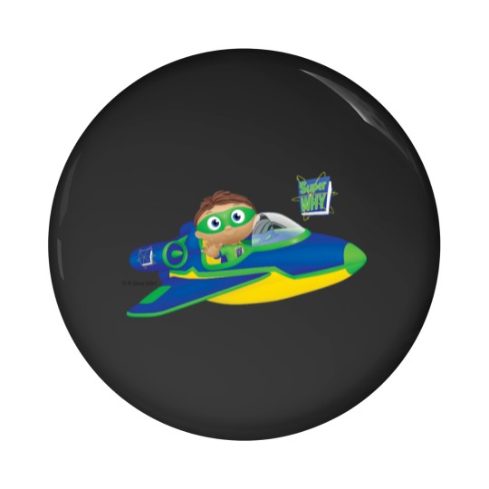 Discover Super WHY! Super Why Plane Active Pin Buttons