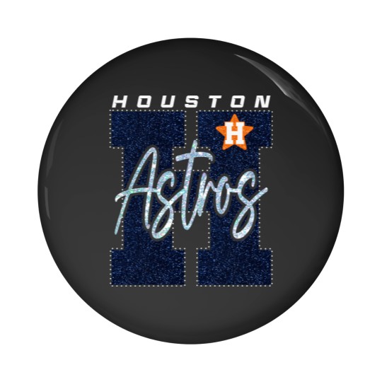 Discover H-Astros Bling Pin Buttons