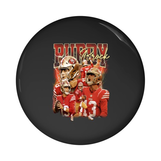 Discover Brock Purdy San Francisco Football Pin Buttons, Football Pin Buttons Christmas Gift