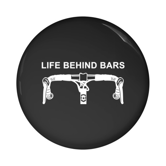 Discover LIFE BEHIND BARS Pin Buttons Funny Cycling Biking Pin Buttons