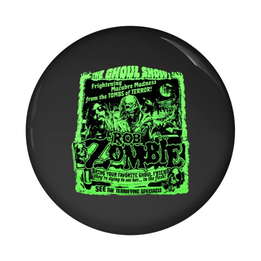 Discover Hot Rob Zombie Singer Pin Buttons New Popular Unisex S-5XL Pin Buttons For Fan