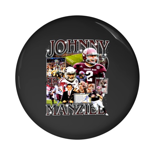 Discover Johnny Manziel Vintage Style Bootleg Pin Buttons, Johnny Manziel Pin Buttons