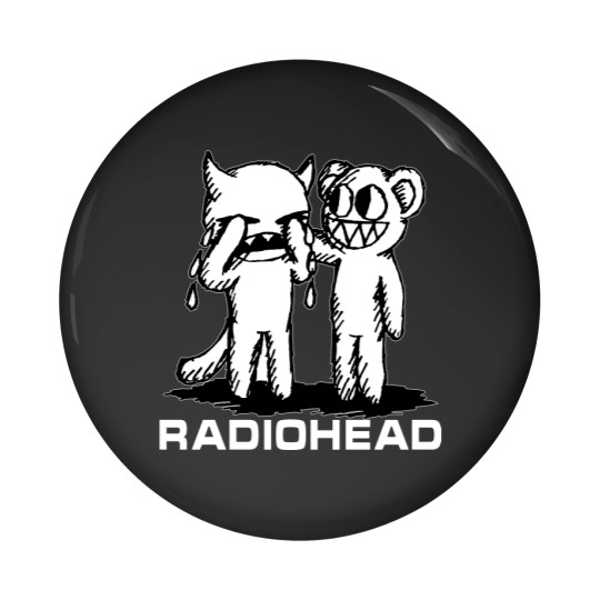 Discover Radiohead Band Pin Buttons Merch