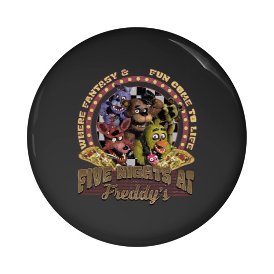 Discover Five Nights at Freddy Pin Buttons, Freddy Fazbear Bonnie Chica Foxy Pin Buttons, Fnaf Pin Buttons
