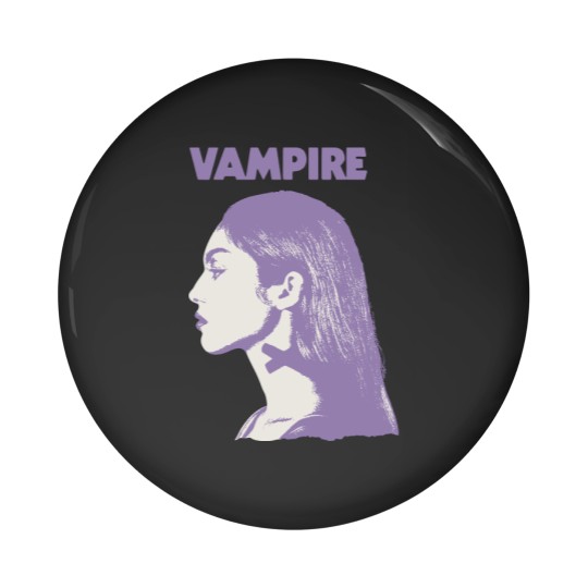 Discover Vampire Olivia Rodrigo Pin Buttons, Olivia Rodrigo Vampire Merch Pin Buttons