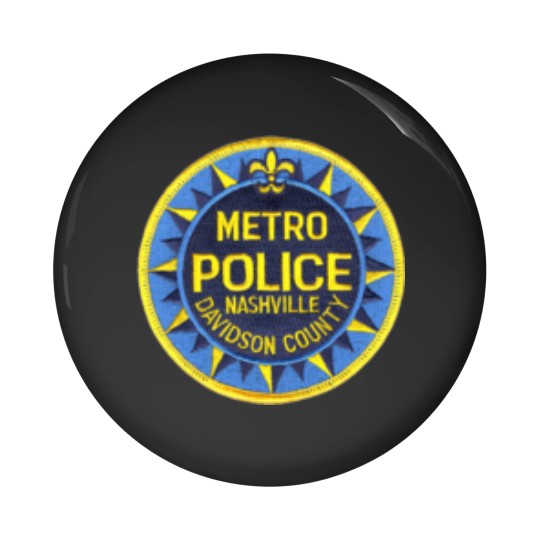 Discover Nashville Metropolitan Police | Classic Pin Buttons