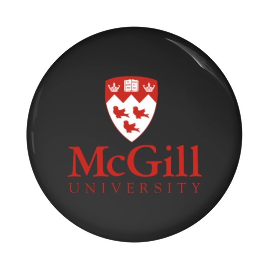 Discover McGill Univ Logo Pin Buttons