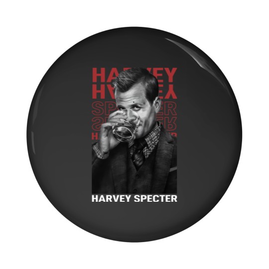 Discover Harvey Specter Vintage Graphic Pin Buttons, Suits Movie TV Pin Buttons