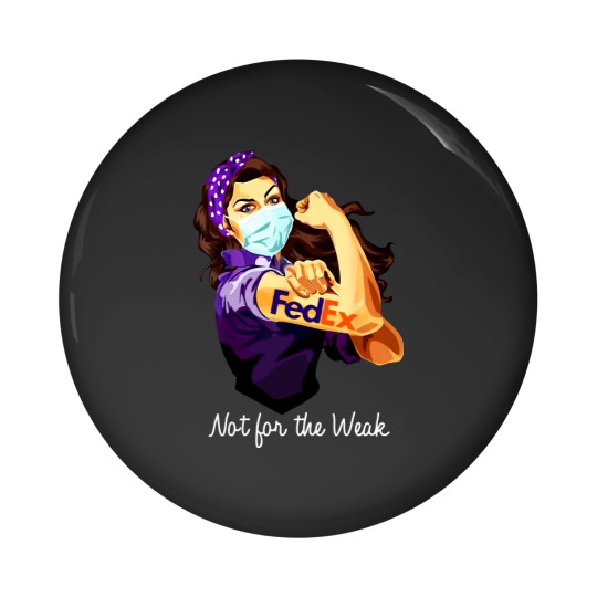 Discover Fedex Not For The Weak Pin Buttons