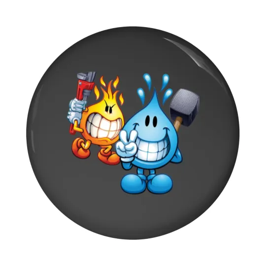 Discover Flameboy World Industries Wet Willy Pin Buttons
