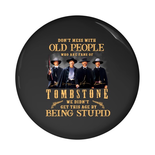 Discover Tombstone Movie Pin Buttons, Vintage Tombstone Graphic