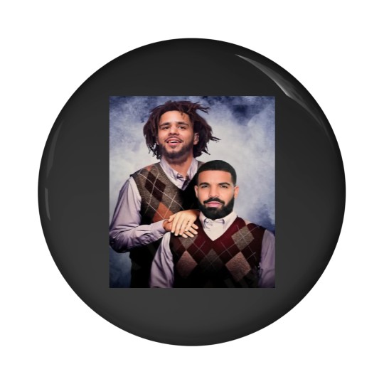 Discover Drake J Cole Pin Buttons -Vintage 90s Pin Buttons- Retro Rap Vintage 90S Y2k Bootleg Pin Buttons