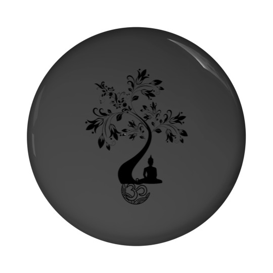 Discover Budha meditating Pin Buttons