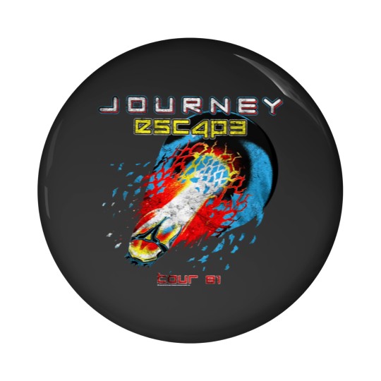 Discover Journey Escape Tour 1981 Rock Band Music Pin Buttons