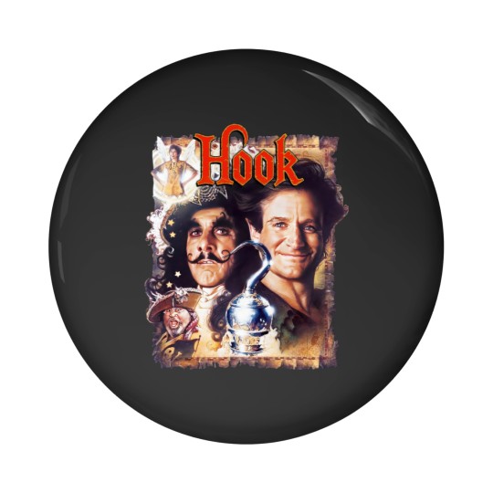 Discover hook 1991 Pin Buttons Robin Williams