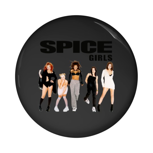 Discover The Spice Girls Photo Poses Pin Buttons Pin Buttons Mens Unisex, Vintage Spice Girls Pin Buttons