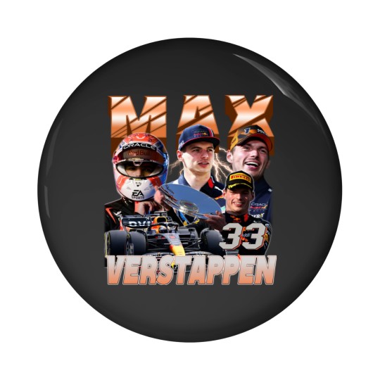 Discover Max Ver stappen Vintage Pin Buttons, Ver stappen Racing Pin Buttons