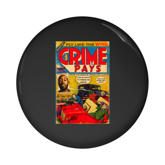 Discover Freddie Gibbs Madlib   Pays Comic Book Poster Pin Buttons