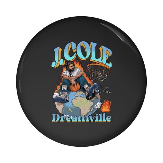Discover J Cole Dreamville Vintage Pin Buttons, J Cole Pin Buttons, Rap Hip Hop, J Cole Merch