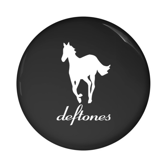 Discover Vintage Deftone Pony Logo Pin Buttons