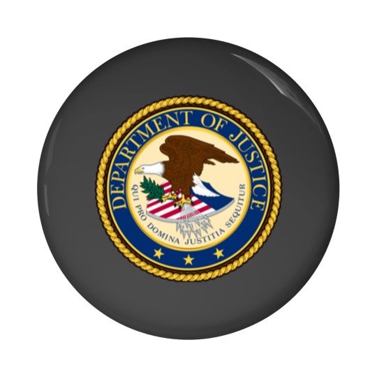 Discover UNITED STATES DEPARTMENT OF JUSTICE DOJ SEAL Pin Buttons