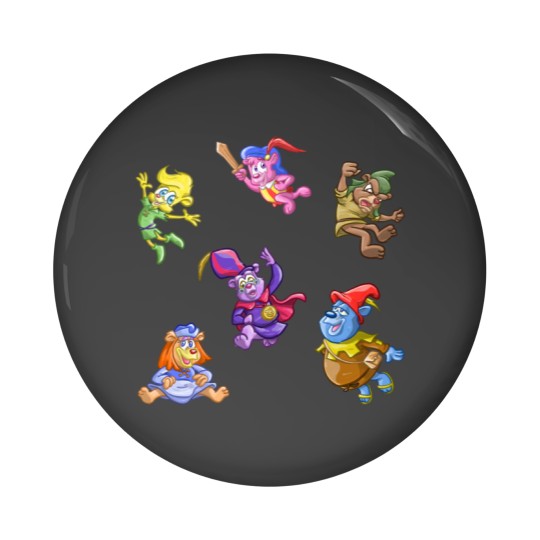 Discover Hier und dort und überall Pin Buttons