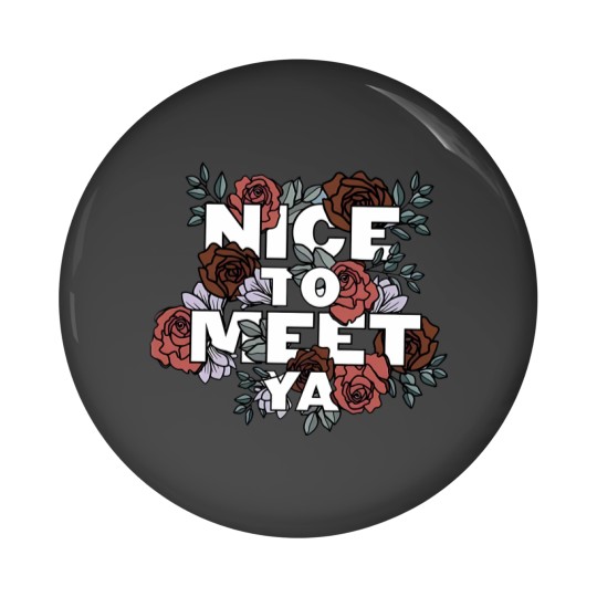 Discover Lovely Nice To Meet Ya Floral Niall Horan Pin Buttons, One Direction Pin Buttons