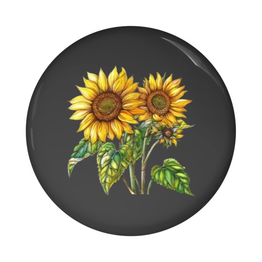 Discover sunflowers Pin Buttons