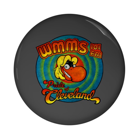 Discover Vintage WMMS FM Radio Station Pin Buttons
