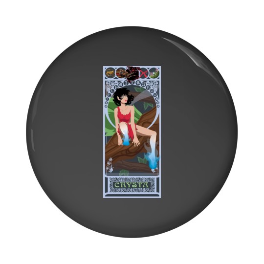 Discover Crysta Nouveau - Fern Gully Pin Buttons