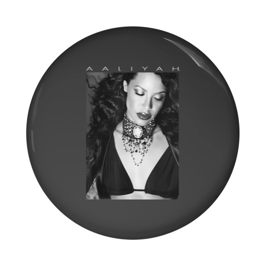 Discover aaliyah photo with logo t Pin Buttons