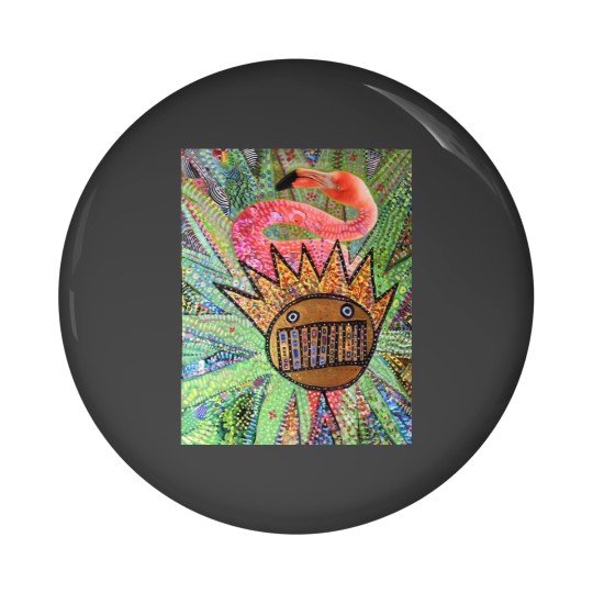 Discover Ween Boognish and Flamingo Pin Buttons