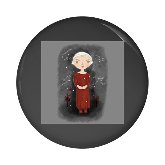 Discover The Handmaids Tale  - June Under his Eye Pin Buttons