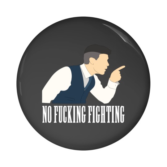 Discover No ing fighting! Tommy Shelby cartoon Pin Buttons