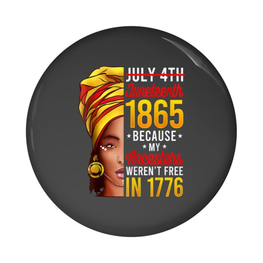 Discover Juneteenth Juneteenth African American Girl Pin Buttons