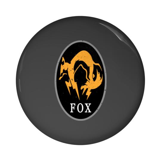 Discover MGS - FOX Logo Pin Buttons