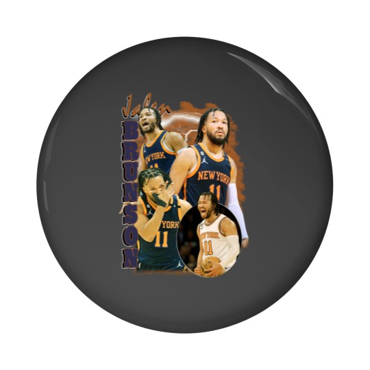 Discover Jalen Brunson Pin Buttons, Basketball Pin Buttons