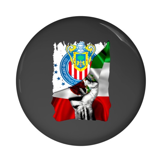 Discover Chivas De Guadalajara Flag Mexico Football Club Orgullo Mexicano Pin Buttons