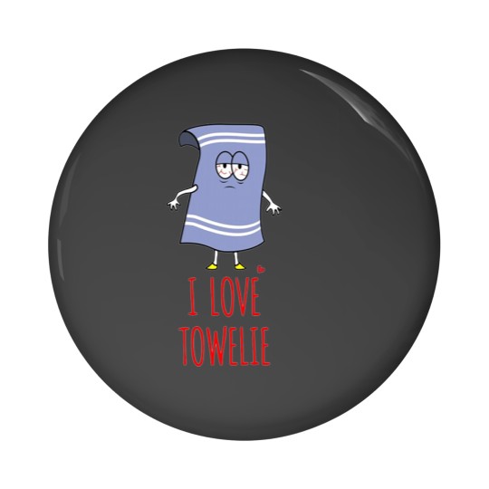 Discover I love Towelie Pin Buttons