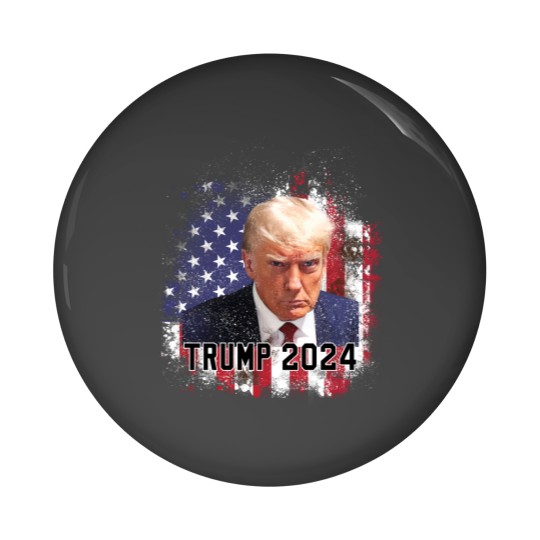 Discover Donald Trump Mugshot Pin Button
