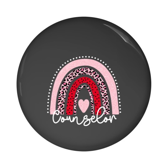 Discover Teacher Job Leopard Rainbow Valentines Day Heart Teacher Counselor Pin Buttons