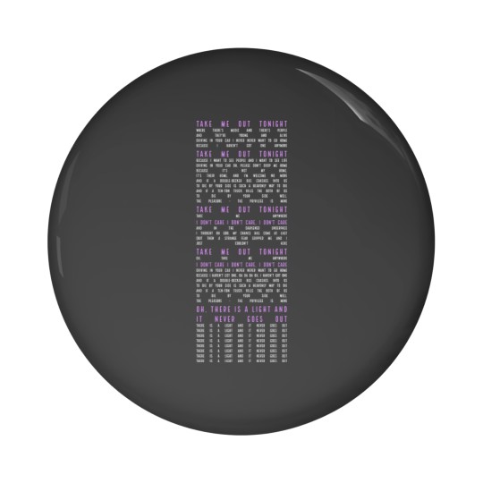 Discover There is a Light that Never Goes Out iPhone Case Pin Buttons