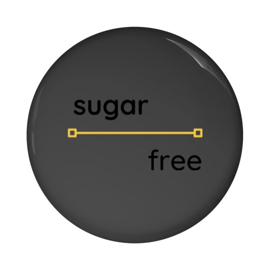 Discover zero sugar to be a healthy person Sticker15 Pin Buttons