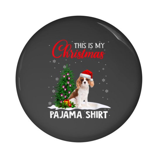 Discover This Is My Christmas Pajama Cavalier King Charles Spaniel Pin Buttons